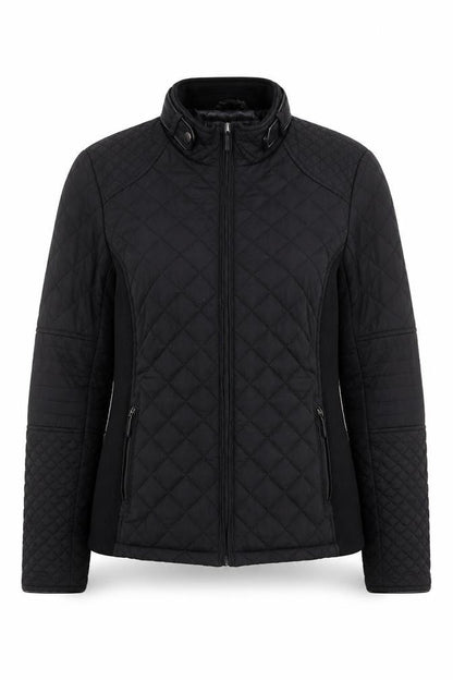 Womens UK Size M Weatherproof Black Quilted Coat