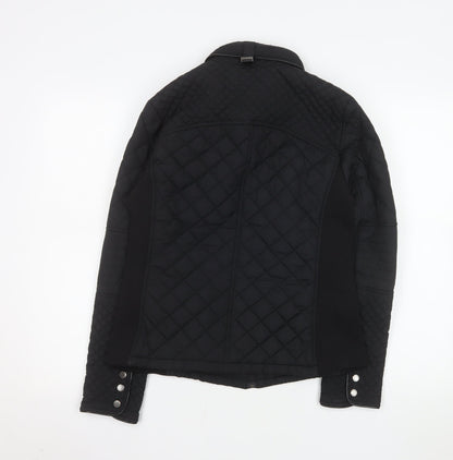 Womens UK Size M Weatherproof Black Quilted Coat