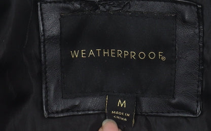 Womens UK Size M Weatherproof Black Quilted Coat