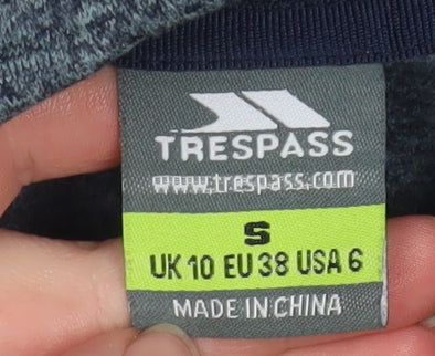 Womens UK Size 10 Trespass Blue Pullover Hoodie