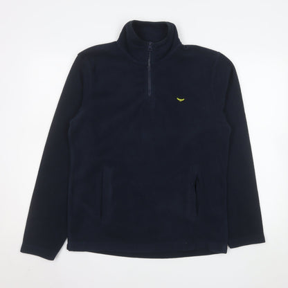 Mens UK Size S Threadbare Blue Pullover Sweatshirt