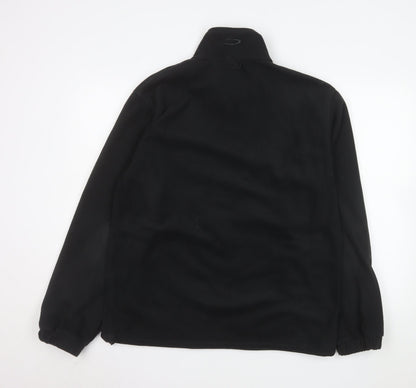 Mens UK Size M Mountain Life Black Full Zip Sweatshirt