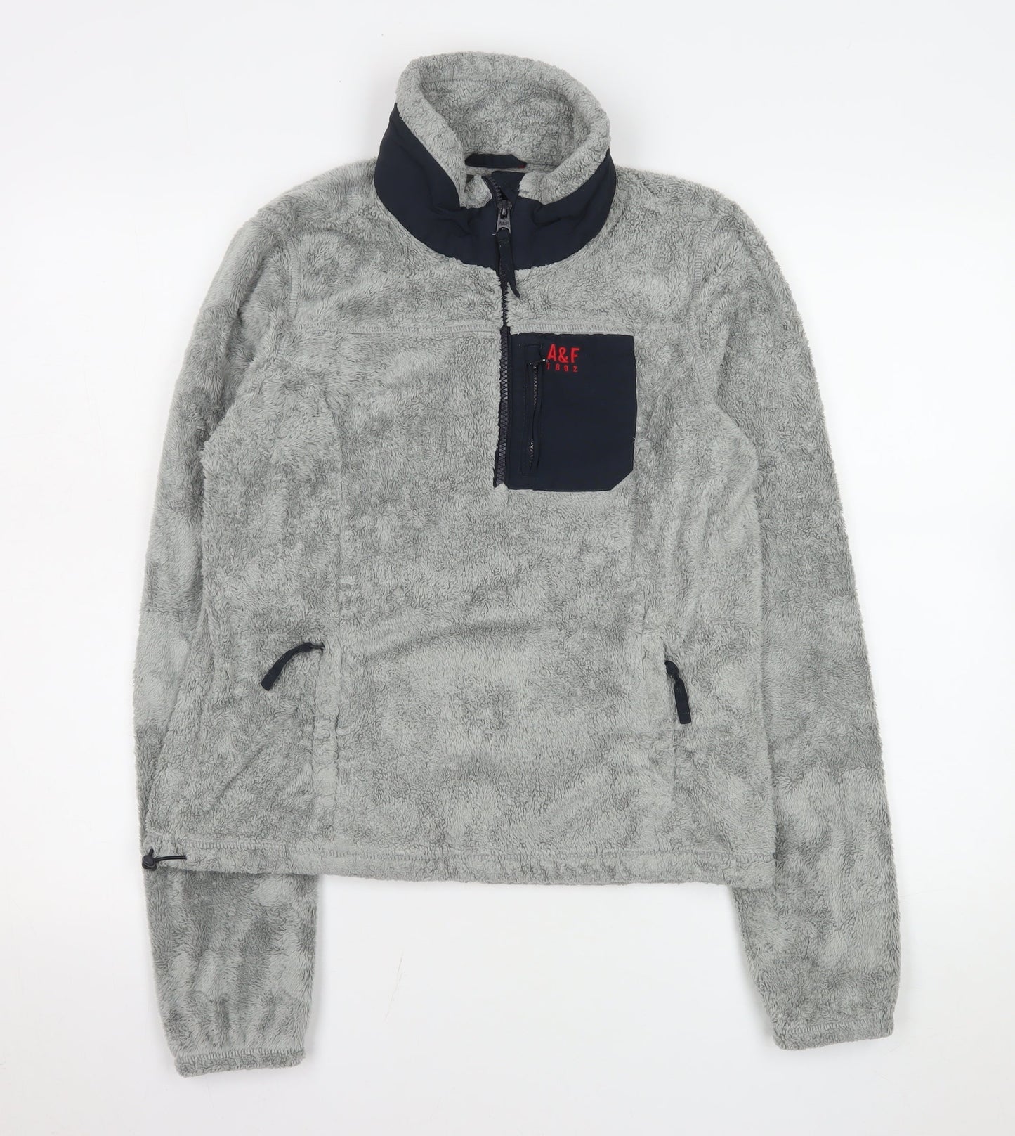 Mens UK Size S Abercrombie Grey Pullover Sweatshirt