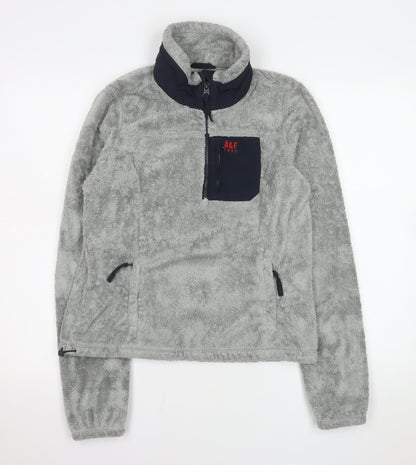 Mens UK Size S Abercrombie Grey Pullover Sweatshirt
