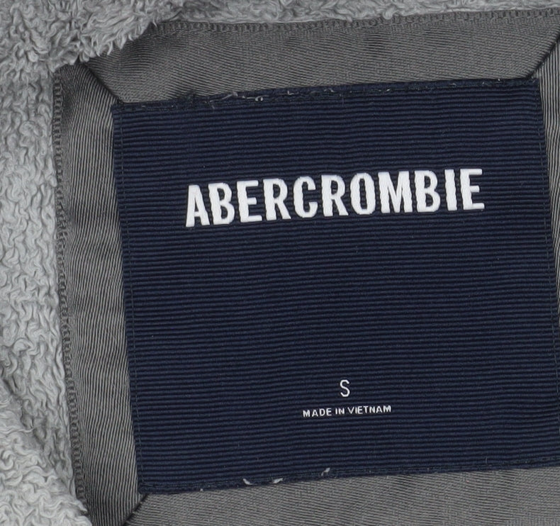 Mens UK Size S Abercrombie Grey Pullover Sweatshirt