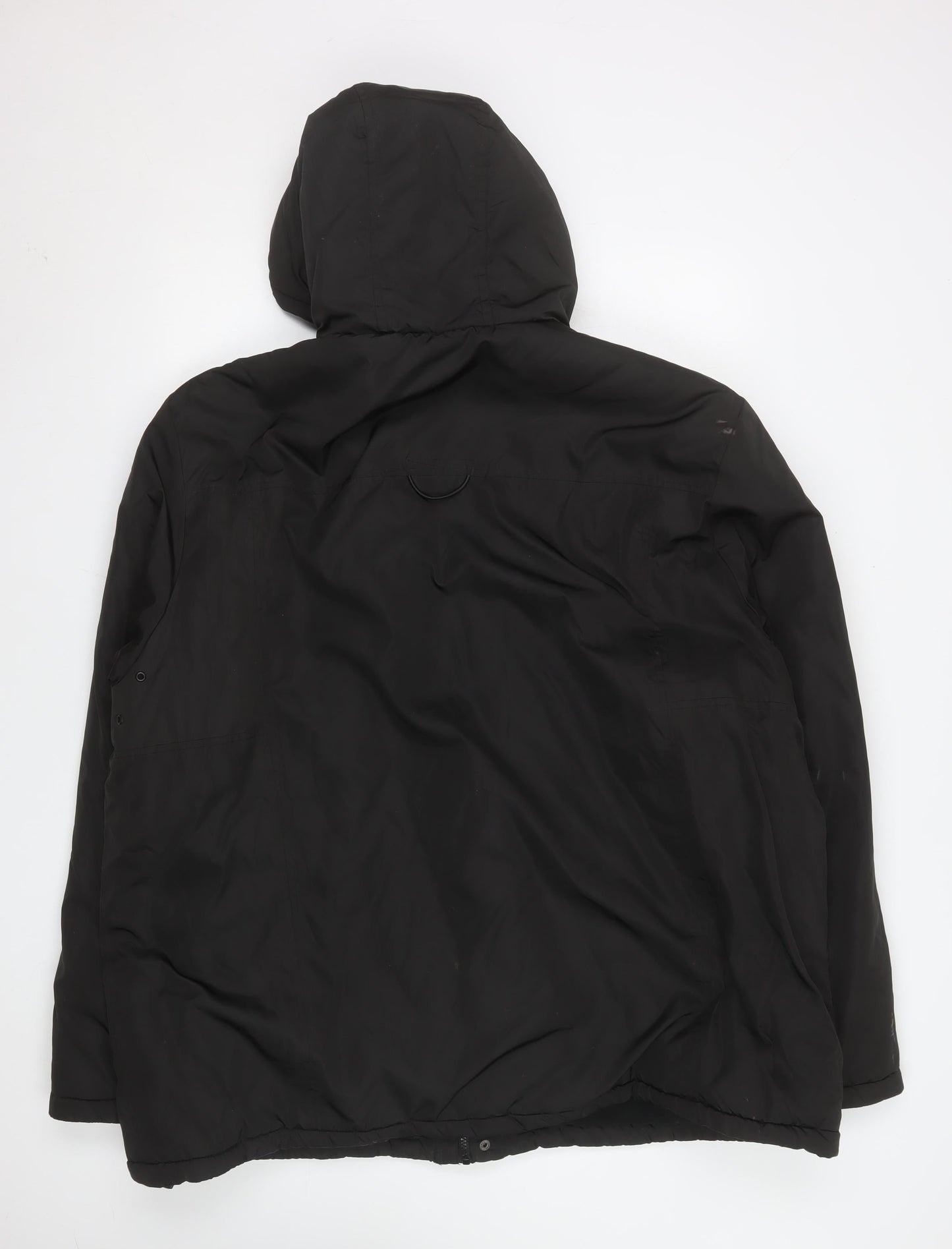 Studio Outerwear Men's Black 3XL Hooded Puffer Jacket