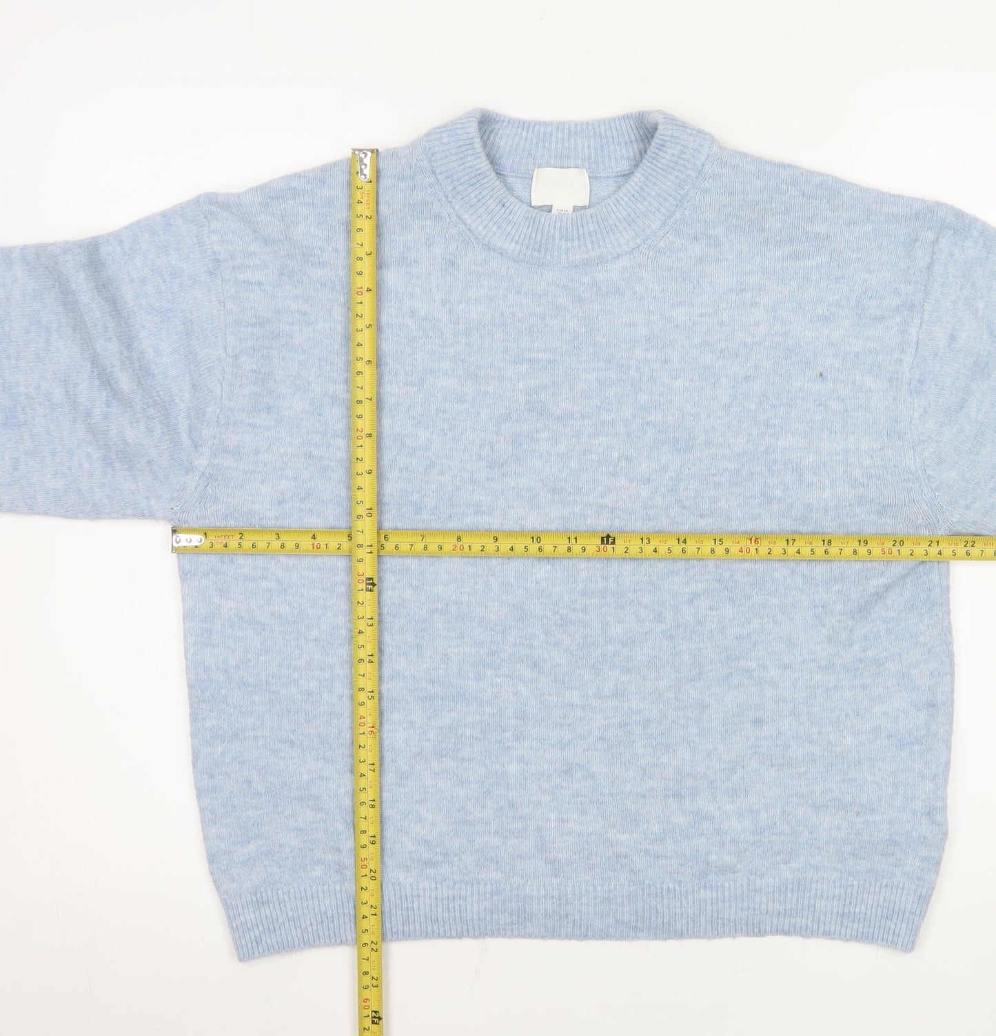 Womens UK Size XS H&M Blue Pullover Jumper