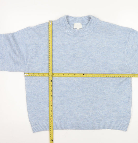 Womens UK Size XS H&M Blue Pullover Jumper