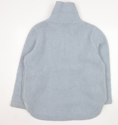 Ana Jakobs Women's Grey Fleece 1/2 Zip Jacket Size 12