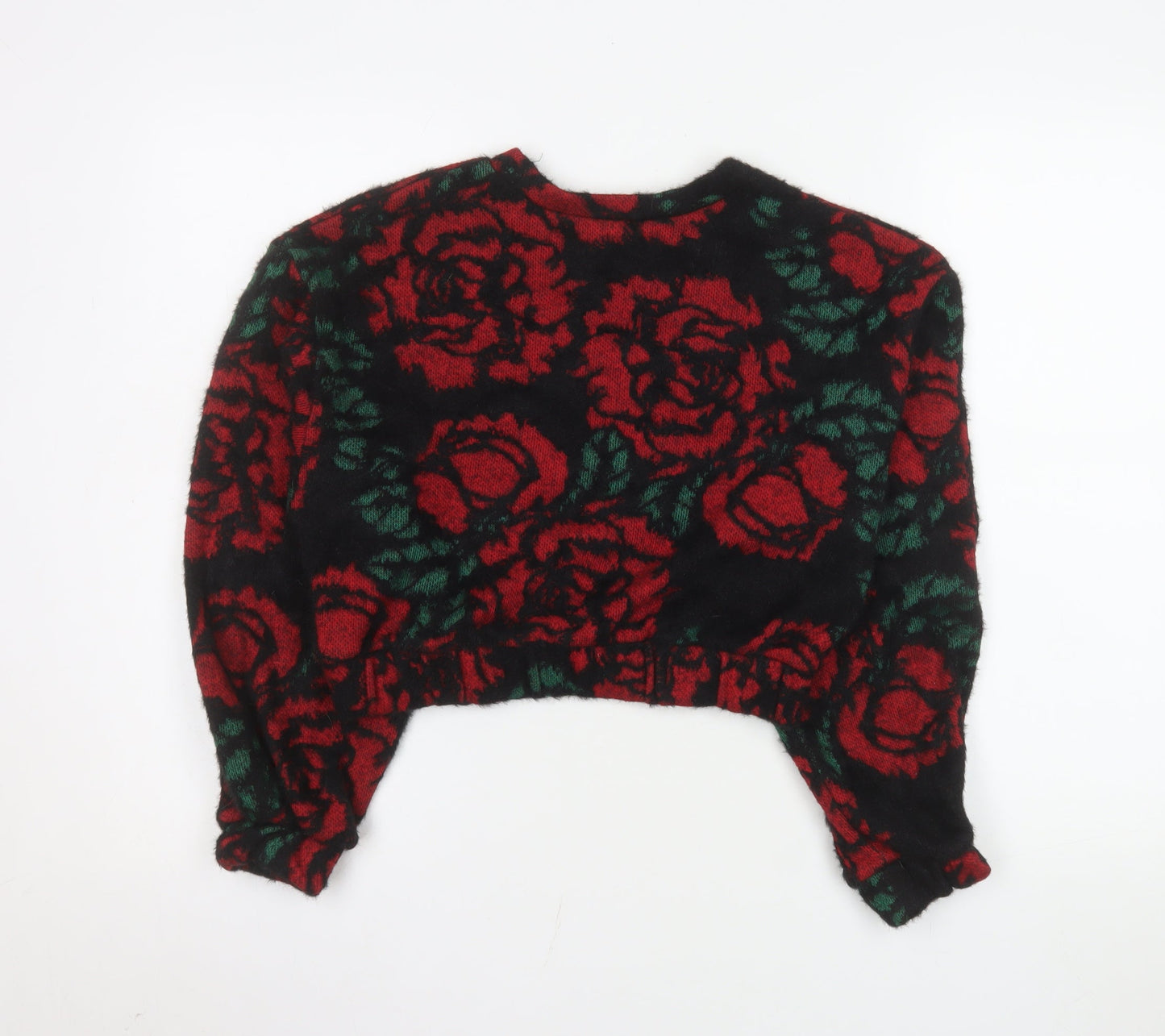 Womens UK Size M Bershka Multicoloured Pullover Sweatshirt