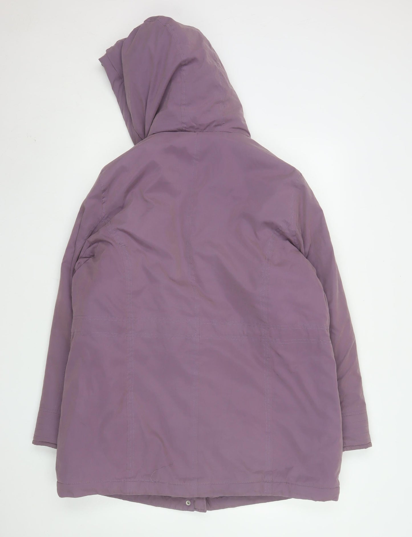 Womens UK Size 16 Bonmarché Purple Parka Coat