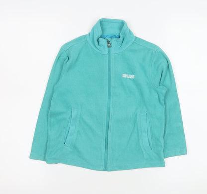 Girls UK Size 5-6 Years Regatta Blue Basic Jacket