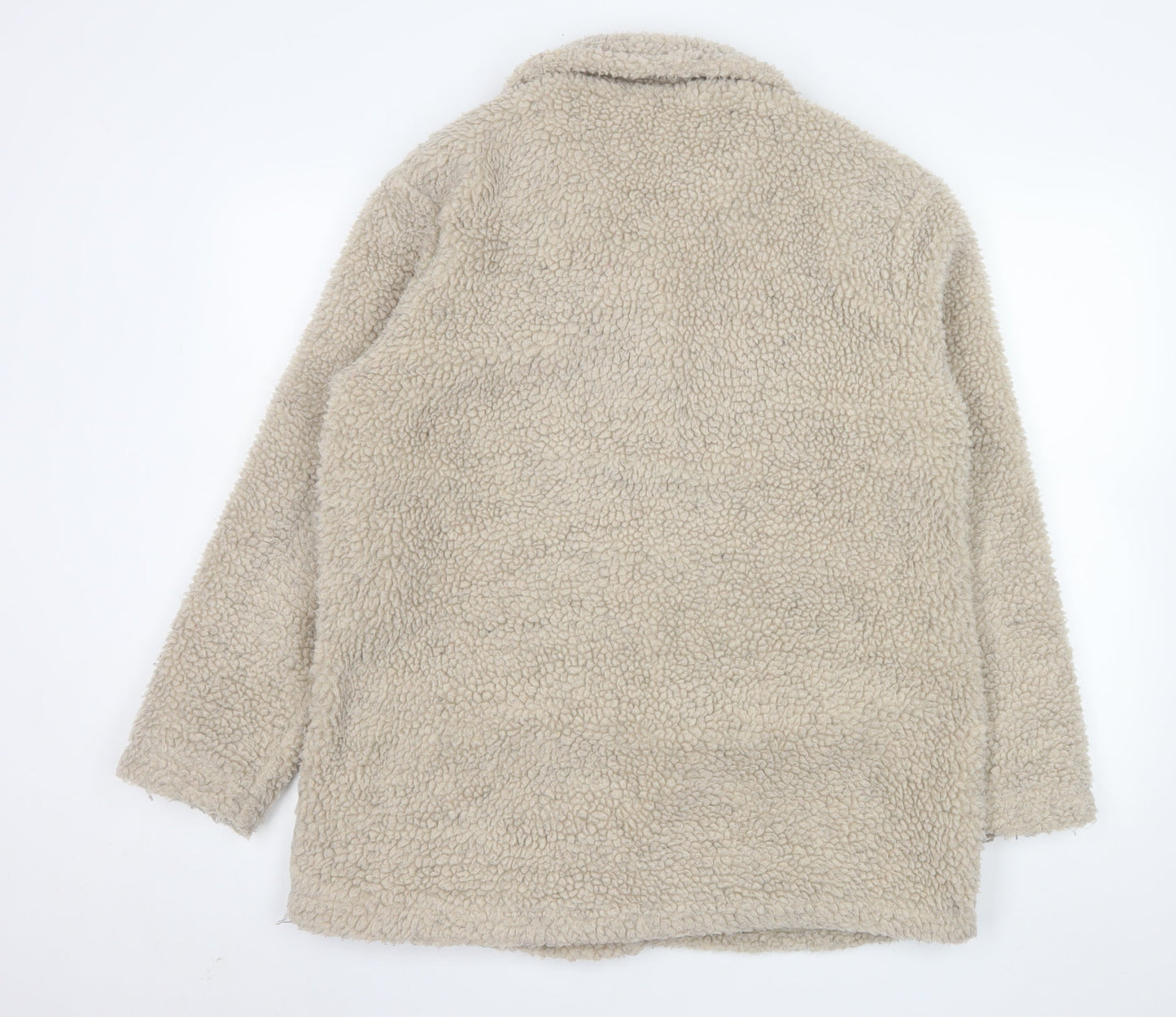 Womens UK Size 14 Damart Beige Teddy Coat