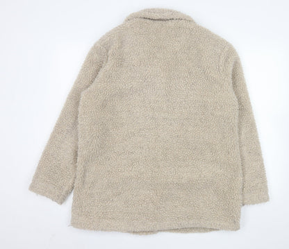 Womens UK Size 14 Damart Beige Teddy Coat