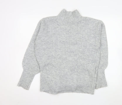 Womens UK Size 10 V By Very Grey Wrap Jumper