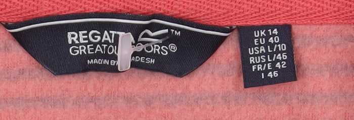 Womens UK Size 14 Regatta Pink Pullover Sweatshirt
