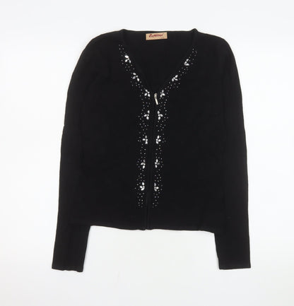 Womens UK Size L Zephirus Black Basic Jacket
