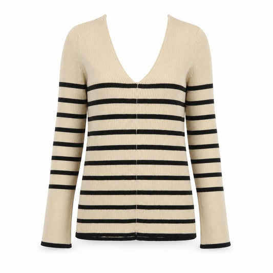 Womens UK Size 8 V by Very Beige Basic T-Shirt