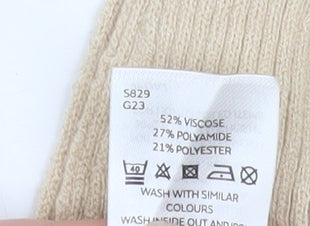 Womens UK Size 8 V by Very Beige Basic T-Shirt