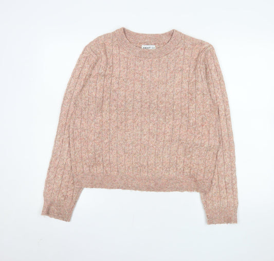 Womens UK Size M NEXT Pink Pullover Jumper