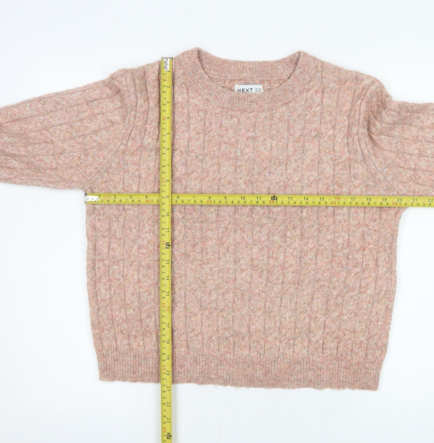 Womens UK Size M NEXT Pink Pullover Jumper