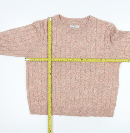Womens UK Size M NEXT Pink Pullover Jumper