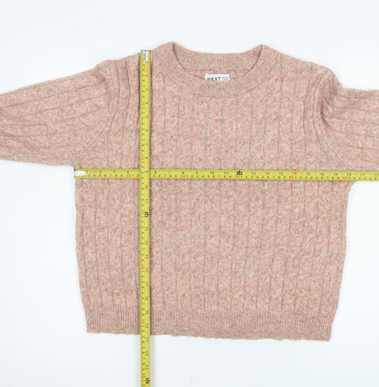 Womens UK Size M NEXT Pink Pullover Jumper