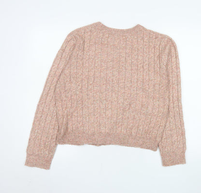 Womens UK Size M NEXT Pink Pullover Jumper
