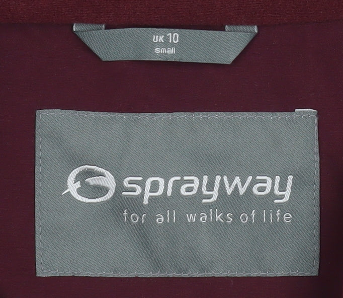 Womens UK Size 10 Sprayway Pink Rain Coat