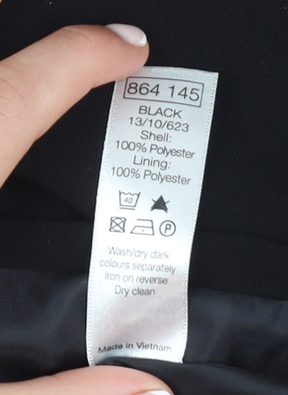 Womens UK Size 14 M&Co Regular Black Blazer