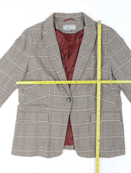 Womens UK Size 20 Marks and Spencer Regular Beige Blazer