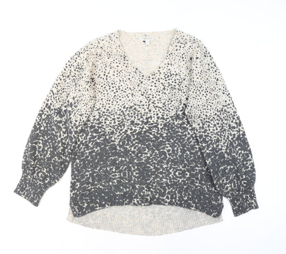 Womens UK Size M Monsoon Grey Pullover Jumper
