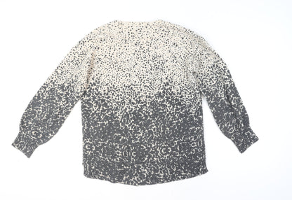 Womens UK Size M Monsoon Grey Pullover Jumper