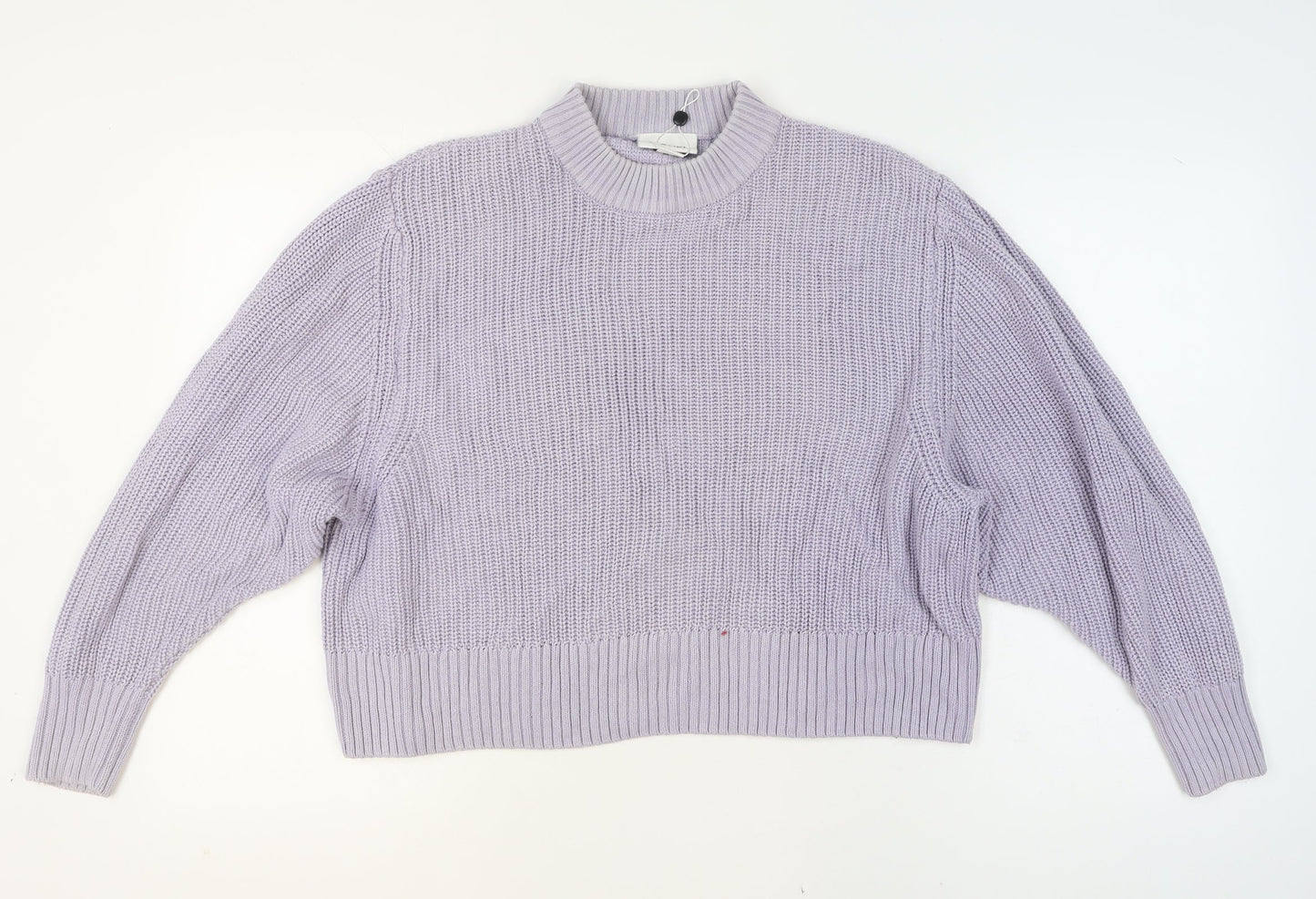 Womens UK Size L Monki Purple Pullover Jumper