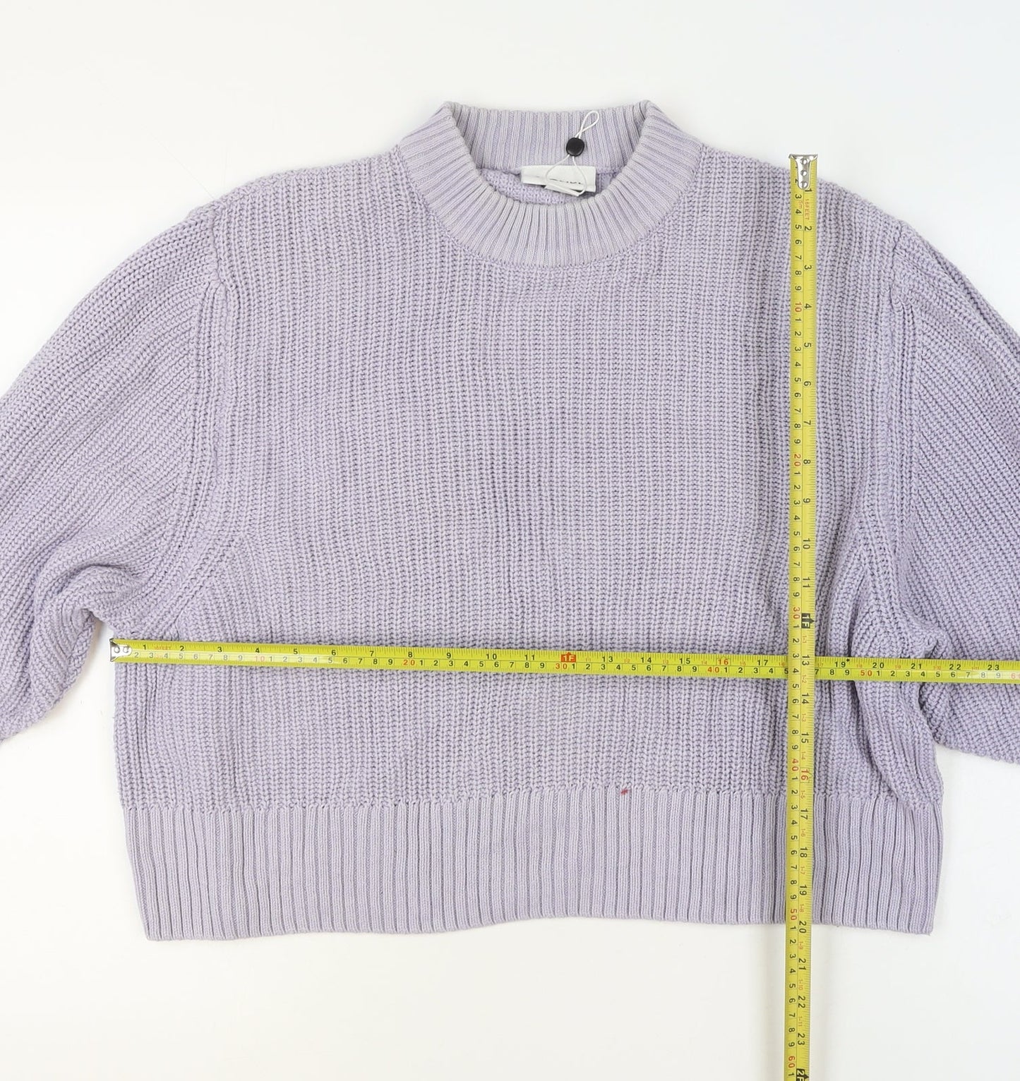 Womens UK Size L Monki Purple Pullover Jumper