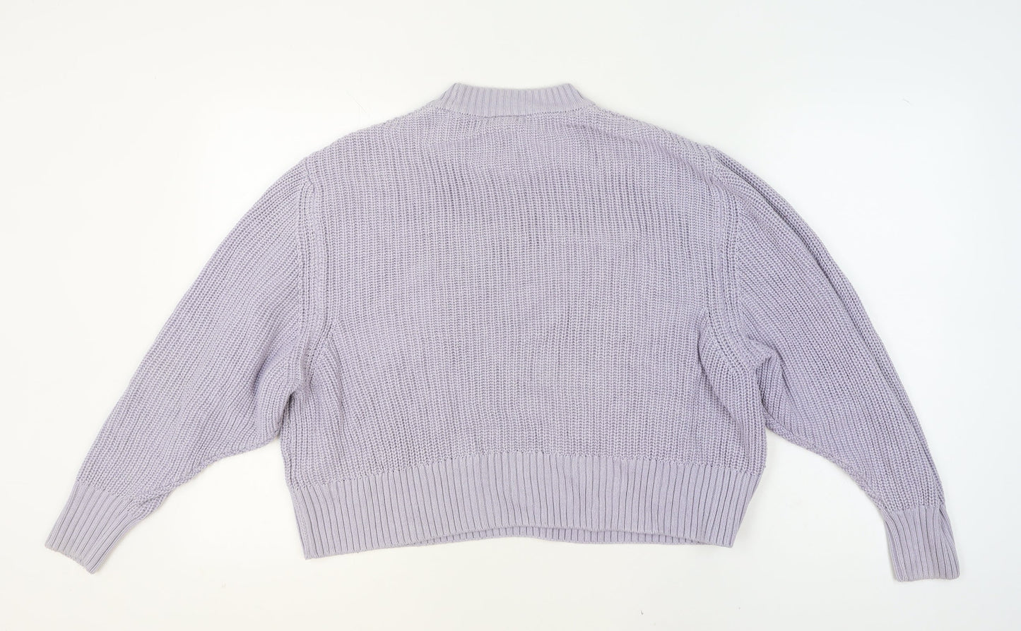 Womens UK Size L Monki Purple Pullover Jumper