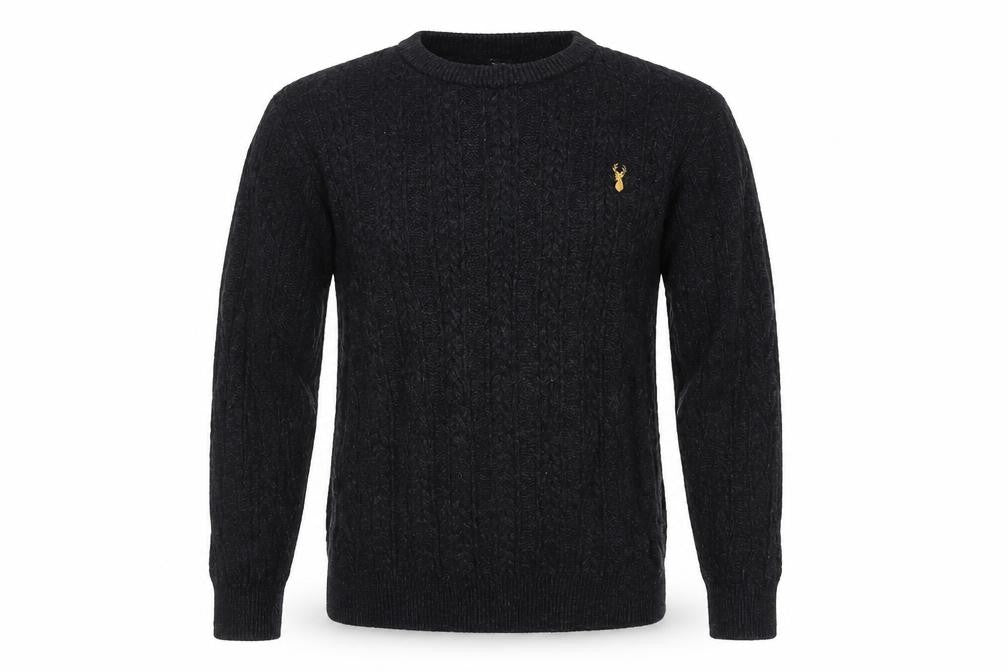 Mens UK Size S NEXT Black Pullover Jumper