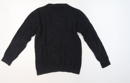 Mens UK Size S NEXT Black Pullover Jumper