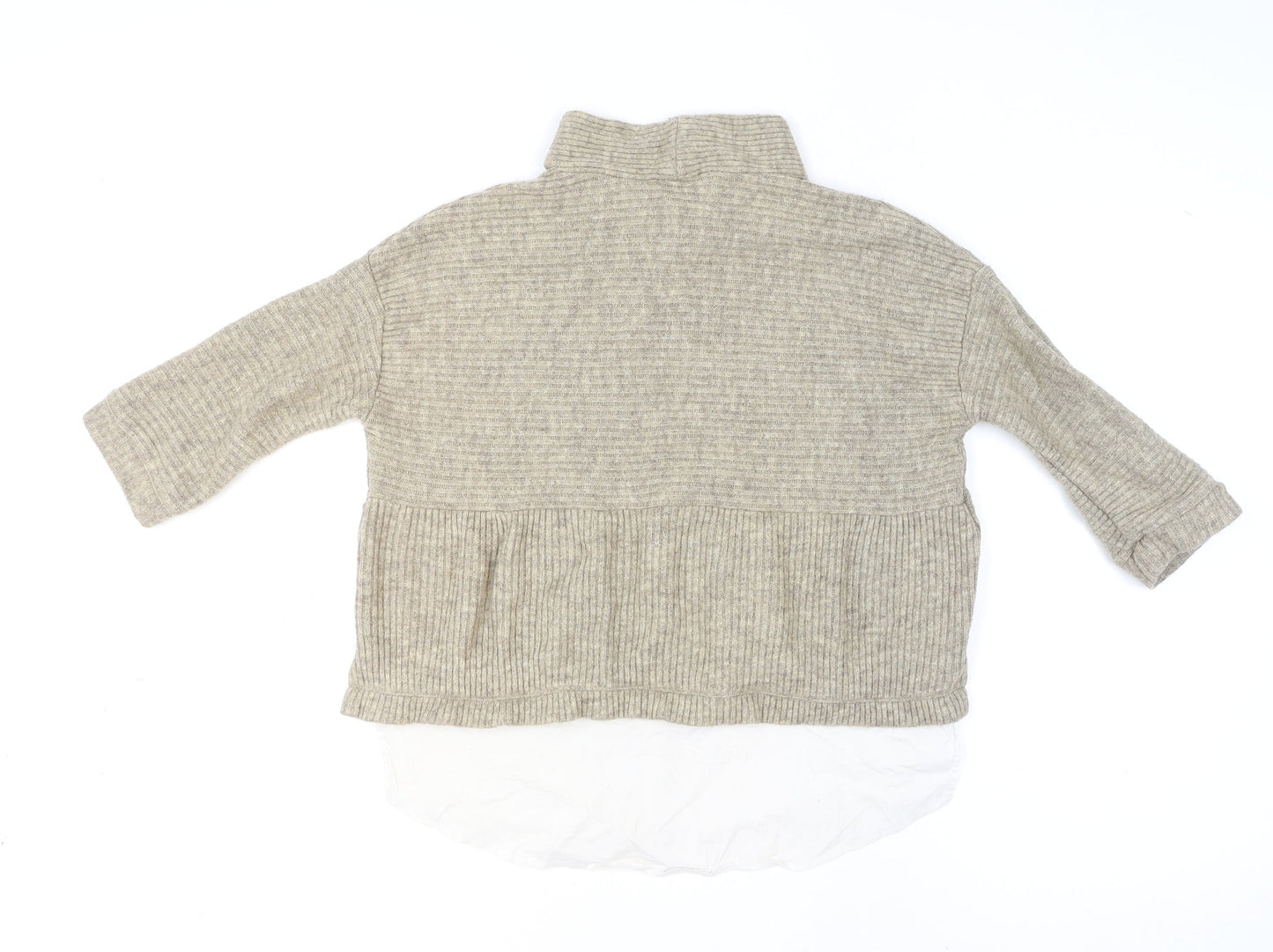 Womens UK Size 8 River Island Beige Pullover Jumper