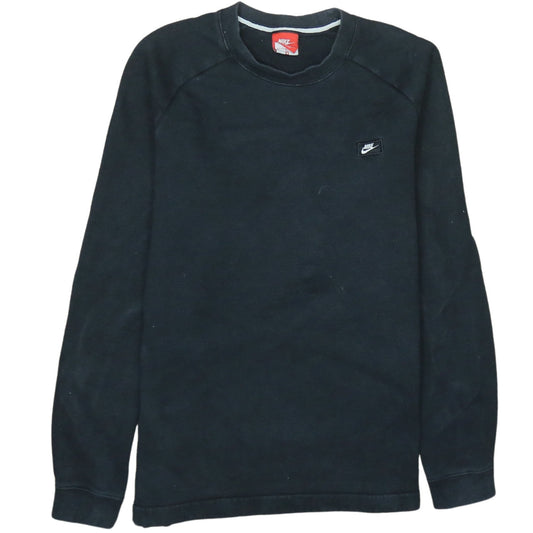 Mens UK Size M Nike Black Pullover Sweatshirt
