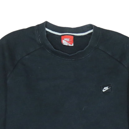 Mens UK Size M Nike Black Pullover Sweatshirt