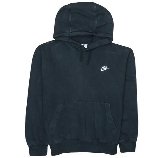 Womens UK Size M Nike Black Pullover Hoodie
