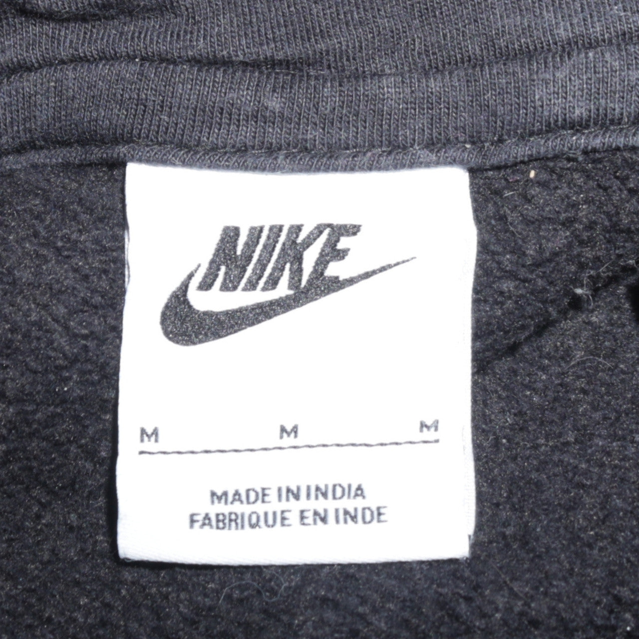 Womens UK Size M Nike Black Pullover Hoodie