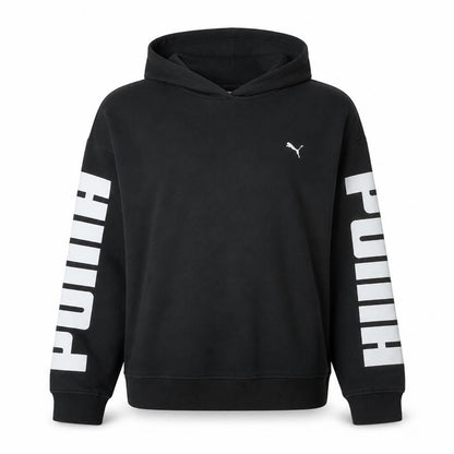Womens UK Size XL PUMA Black Pullover Hoodie
