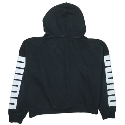 Womens UK Size XL PUMA Black Pullover Hoodie