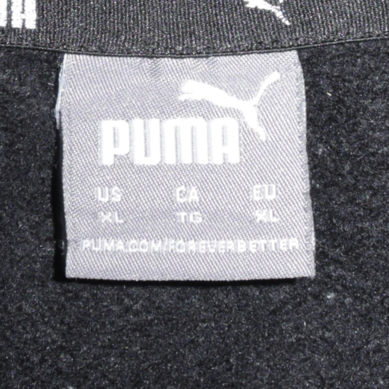 Womens UK Size XL PUMA Black Pullover Hoodie
