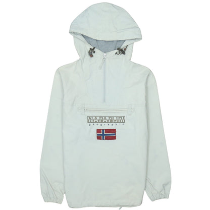Womens UK Size M Napapijri Beige Anorak Coat