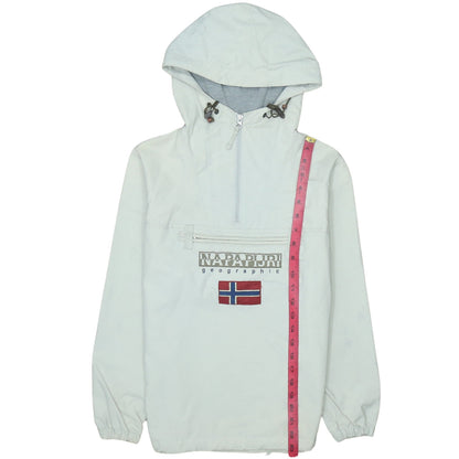 Womens UK Size M Napapijri Beige Anorak Coat