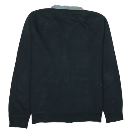 Mens UK Size L Emporio Armani Black Full Zip Sweatshirt