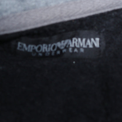 Mens UK Size L Emporio Armani Black Full Zip Sweatshirt